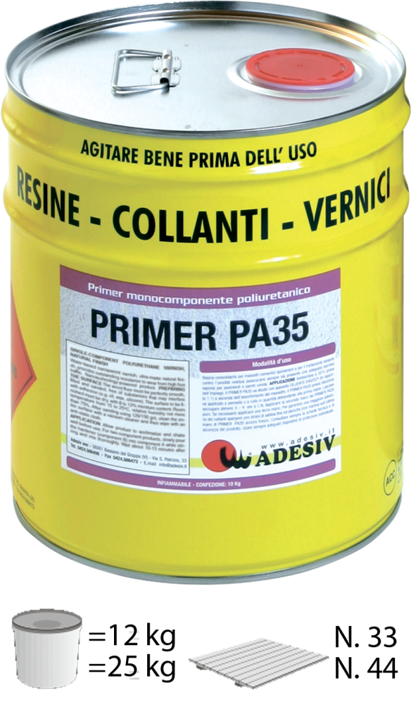 Упрочняющий грунт ADESIV PRIMER PA35 10л